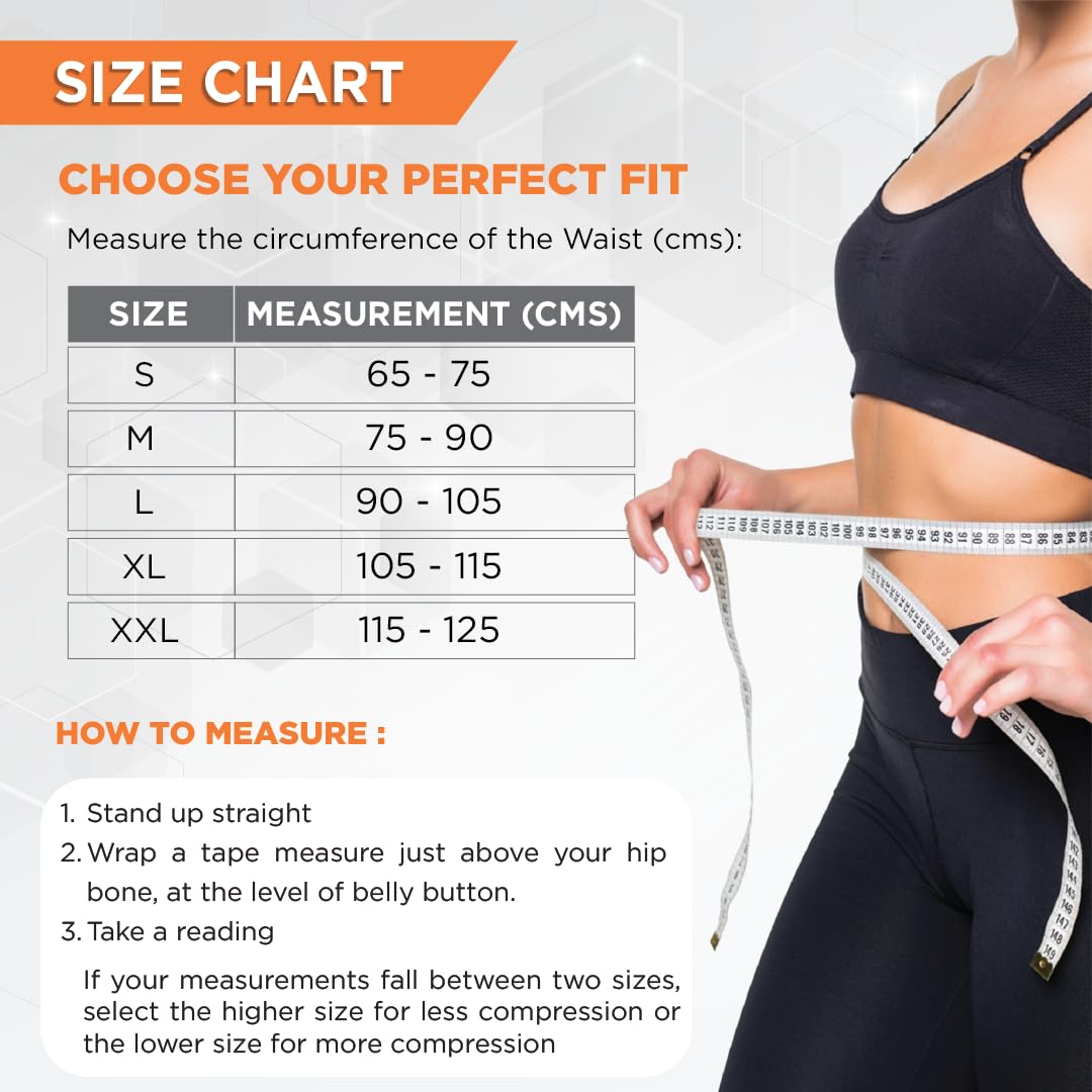 Vissco Lumbocare Lumbo Sacral Belt ABS splints and elastic construction