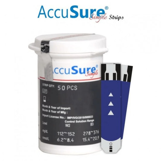 accusure strip pack in white backgr und 