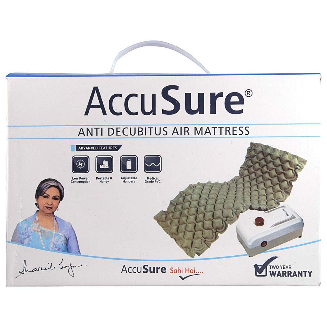 AccuSure Unisex Anti Decubitus Air Mattress (bed sores)