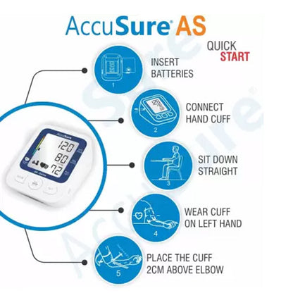 AccuSure AS Automatic Digital Blood Pressure Monitor