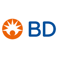 Logo of BD
(healthcare products brand) with orange and blue colors on a white background