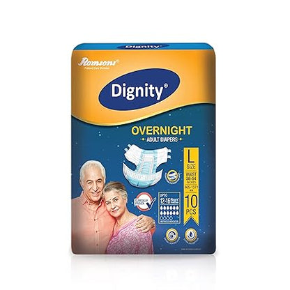 Dignity Overnight Adult Diapers Tape Style