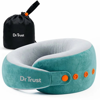 Dr Trust USA 382 Aero Travel Neck Pillow with 360° Support & Memory Foam