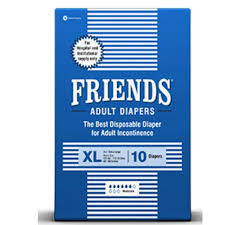 Friends Hospital Adult Diapers XL Size