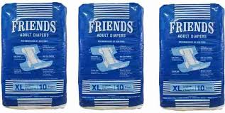 Friends Hospital Adult Diapers XL Size