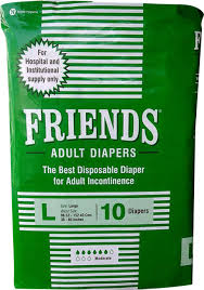 FRIENDS HOSPITAL Adult Diapers - Large