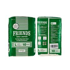 FRIENDS HOSPITAL Adult Diapers - Large