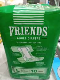 FRIENDS HOSPITAL Adult Diapers - Large