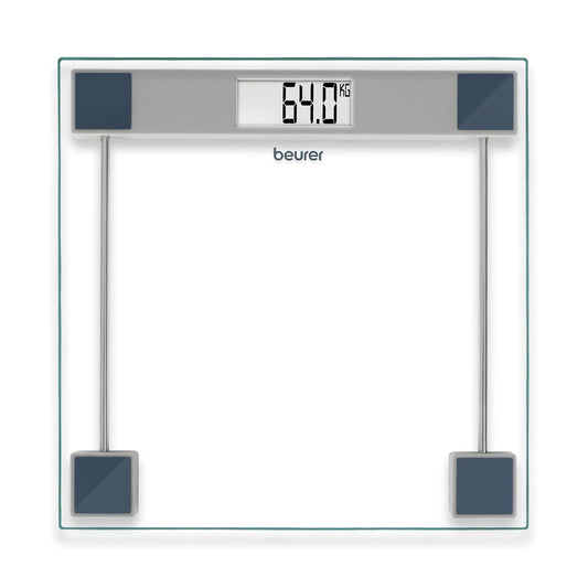 Beurer GS 11 Glass Bathroom Weight Scale With Transparent Lcd