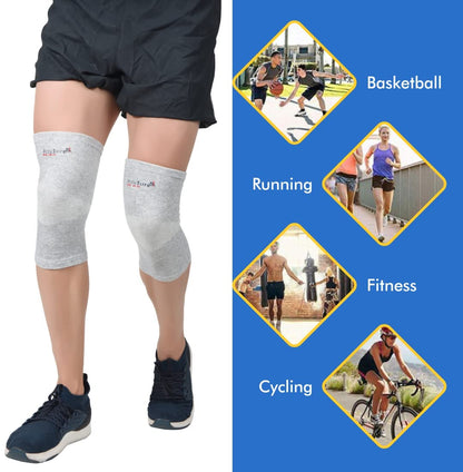AccuSure  Bamboo Yarn Knee Support Cap  K13