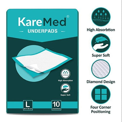 Kare Med UNDERPADS,  10 PCS