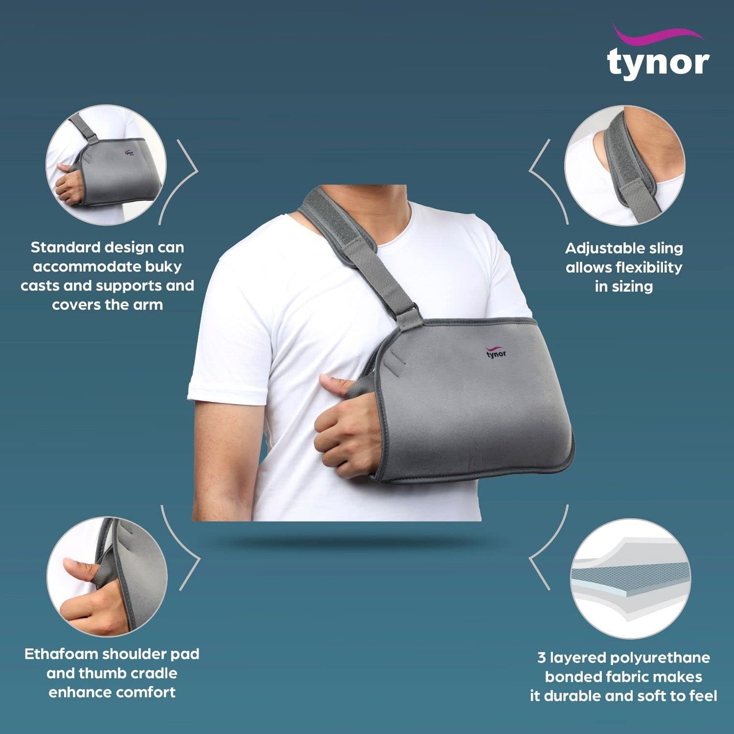 Tynor Pouch Arm Sling Baggy