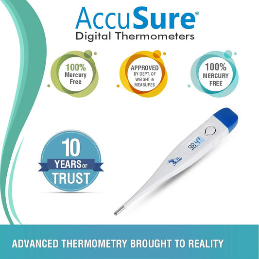 AccuSure MT-1027 Mercury-Free Digital Thermometer