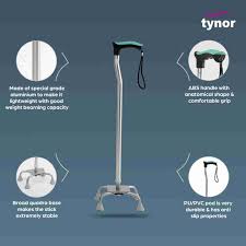 Tynor Walking Stick Quadripod