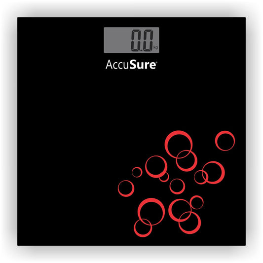 AccuSure B-15 Digital Bathroom Weighing Scale 180 kg